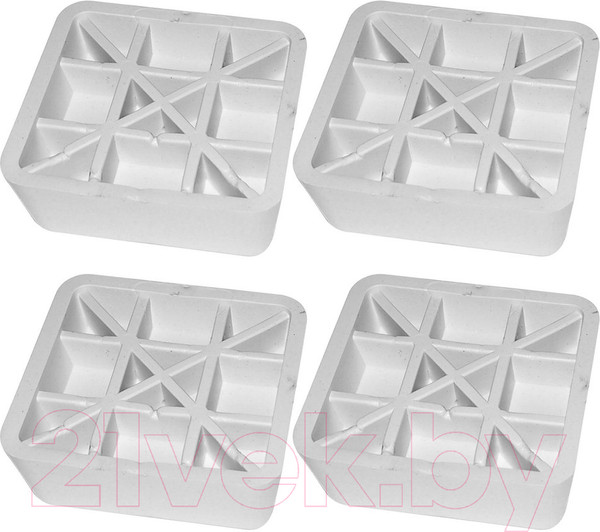 Изображение товара Комплект антивибрационных подставок Мультидом МТ76-35 (белый)