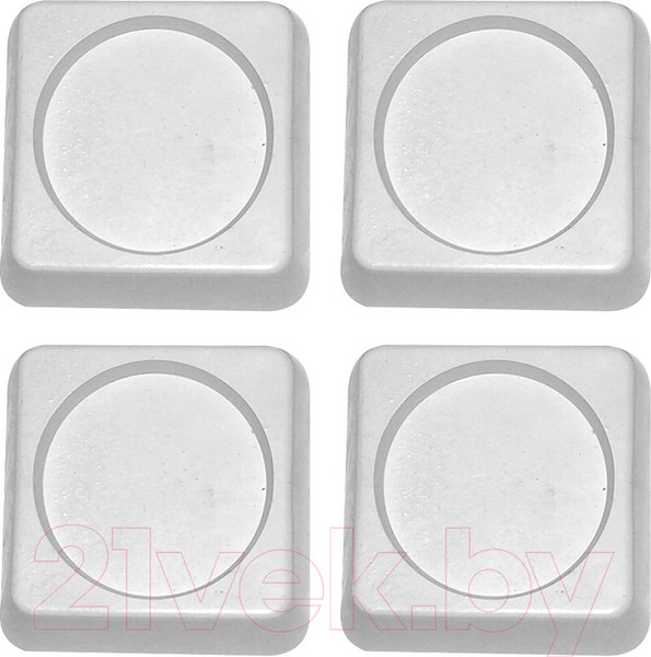 Изображение товара Комплект антивибрационных подставок Мультидом МТ76-35 (белый)