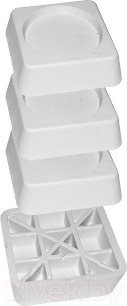 Изображение товара Комплект антивибрационных подставок Мультидом МТ76-35 (белый)