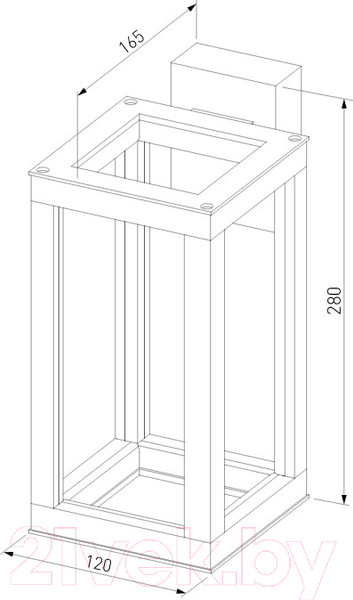 Изображение товара Бра уличное Elektrostandard 1527 Techno Led (серый)