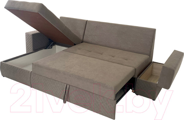 Изображение товара Диван угловой Аквилон Ливерпуль 1 (боско 07)