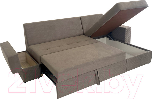 Изображение товара Диван угловой Аквилон Ливерпуль 1 (боско 07)