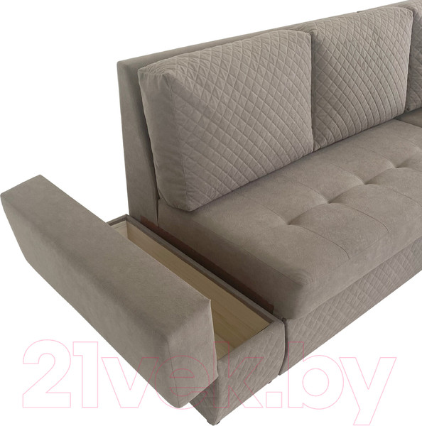 Изображение товара Диван угловой Аквилон Ливерпуль 1 (боско 07)