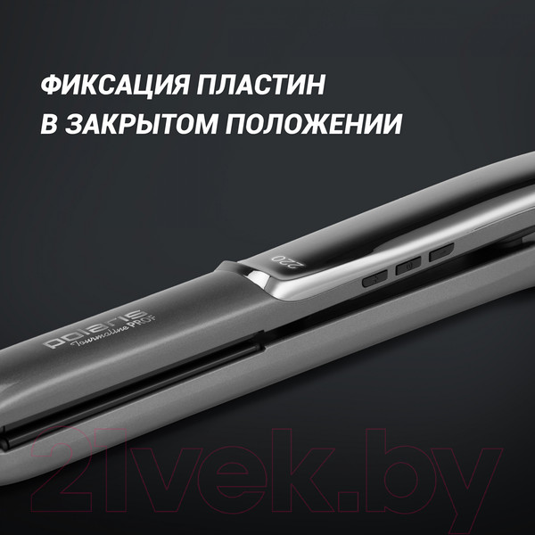 Изображение товара Выпрямитель для волос Polaris Tourmaline Prof PHSS 2098TTi (графитовый/металик)