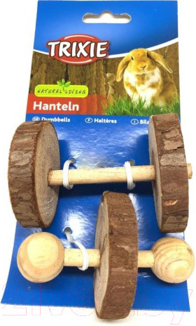 Изображение товара Игрушка для грызунов Trixie Гантели / 6195 (2шт)