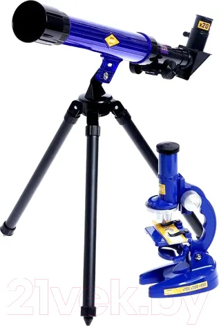 Изображение товара Набор оптических приборов Эврики Микроскоп и телескоп 2 в 1 / 7023355
