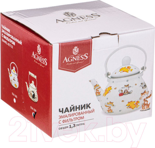 Изображение товара Чайник Agness 934-390 (с ситечком)