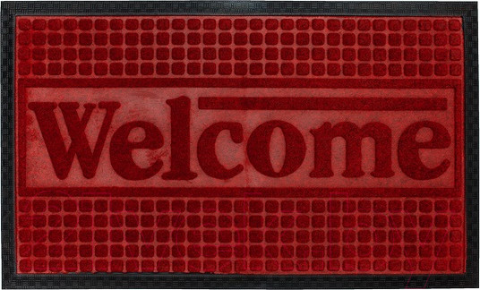 Изображение товара Коврик грязезащитный ComeForte Уют Классик 60x90 (бордовый)