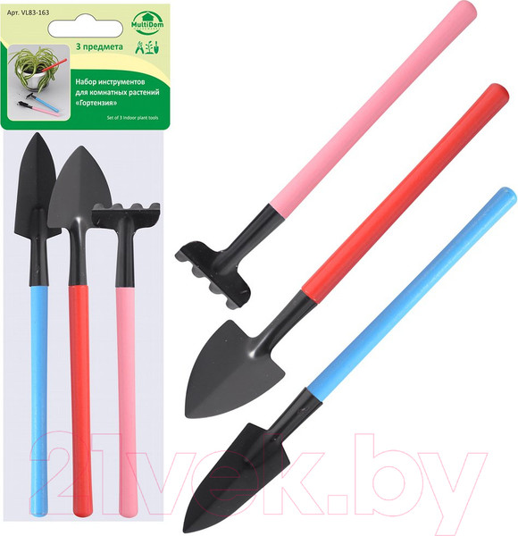 Изображение товара Набор садовых инструментов Мультидом Гортензия / VL83-163
