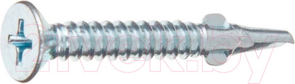 Саморез Starfix С крыльчаткой со сверлом TORX25 4.8х45 / SMZ1-22318-20 (20шт, оцинкованный) — фото 3