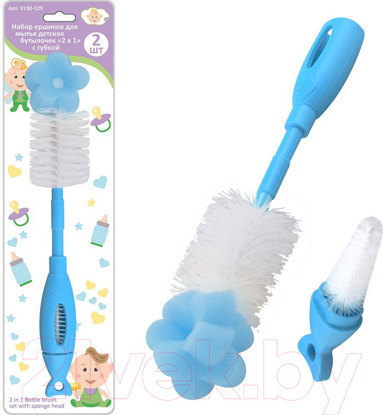 Изображение товара Набор ершиков для бутылочки Мультидом VL90-129 (2шт)