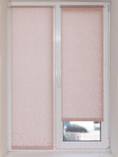 Изображение товара Рулонная штора АС МАРТ Джерси 110x160 (пыльная роза)