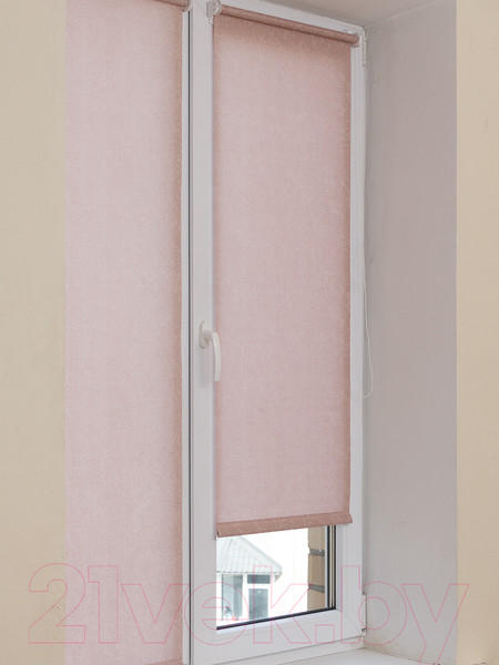Изображение товара Рулонная штора АС МАРТ Джерси 85x160 (пыльная роза)