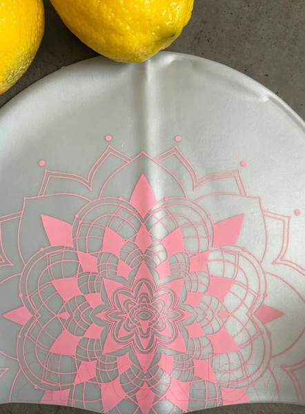 Изображение товара Шапочка для плавания Elous Мандала EL009 (серебристый)