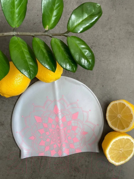 Изображение товара Шапочка для плавания Elous Мандала EL009 (серебристый)