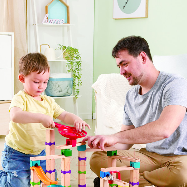 Изображение товара Конструктор Hape Каскад шариков / E1100_HP