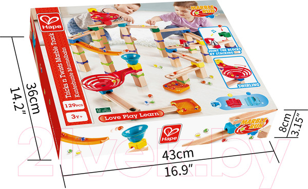 Изображение товара Конструктор Hape Каскад шариков / E1100_HP