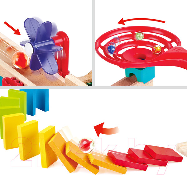 Изображение товара Конструктор кинетический Hape Съезд шариков / E1101_HP