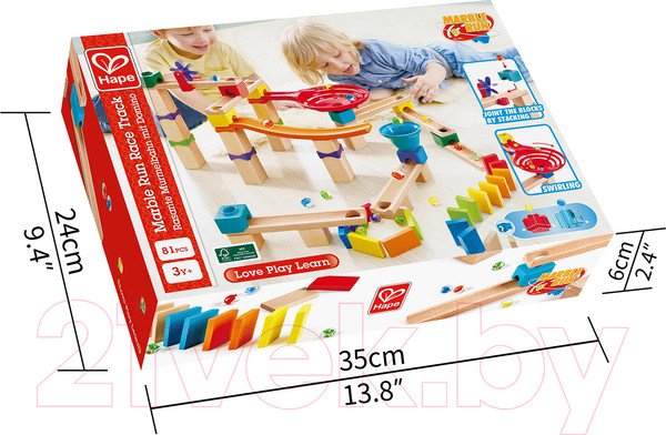 Изображение товара Конструктор кинетический Hape Съезд шариков / E1101_HP