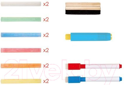 Изображение товара Мольберт детский Hape Двухсторонний / E1062_HP