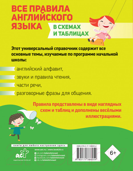 Изображение товара Учебное пособие АСТ Все правила английского языка в схемах и таблицах (Матвеев С.А.)