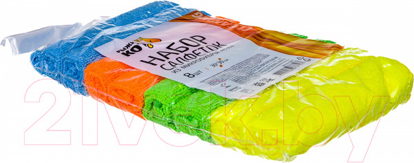 Изображение товара Набор салфеток хозяйственных Рыжий кот MFS-05/8 / 310271 (8шт)