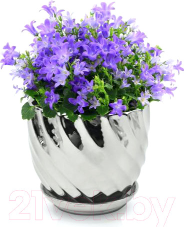 Изображение товара Кашпо Polnix 43.036.14 (серебристый)