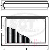 Изображение товара Топливный фильтр SCT ST6004