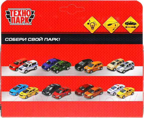 Изображение товара Автомобиль игрушечный Технопарк Автовездеход Полиция / CHAB-12SLPOL-ARMSR (серебристый)