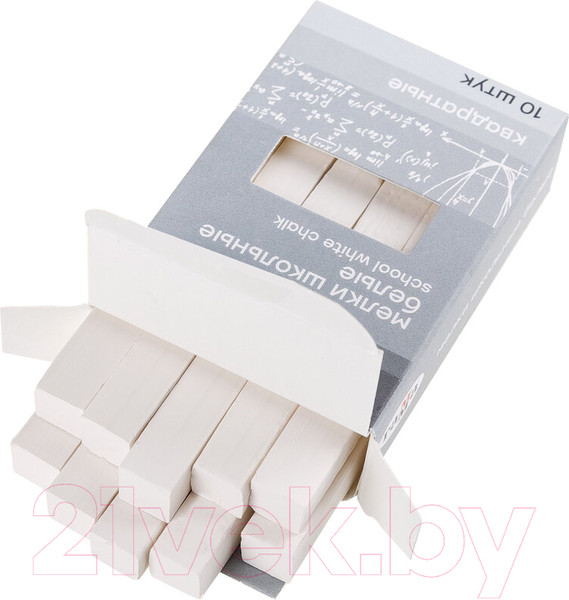 Изображение товара Набор мела канцелярского ГАММА 2308192 (10шт, белый)