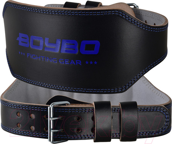 Изображение товара Пояс для пауэрлифтинга BoyBo Legend (XL, черный/синий)
