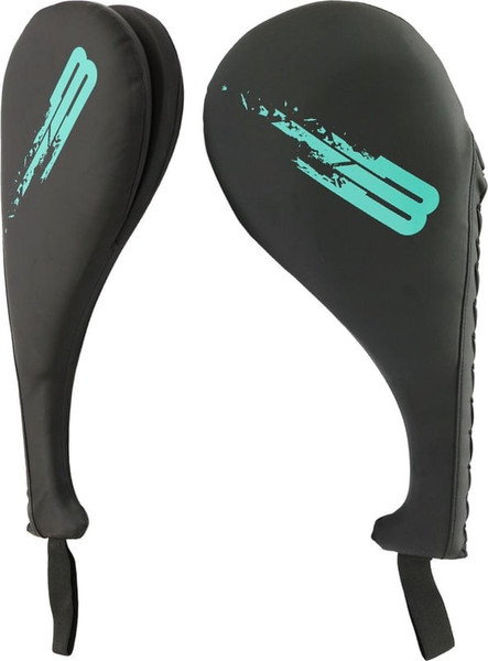 Изображение товара Боксерская лапа BoyBo Fire флекс (черный/голубой)