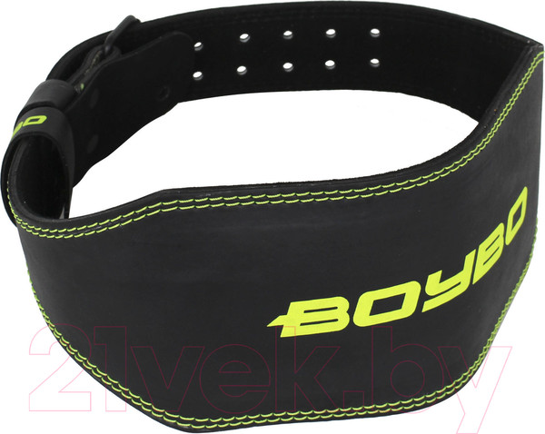 Изображение товара Пояс для пауэрлифтинга BoyBo Premium (XXXL, черный/зеленый)