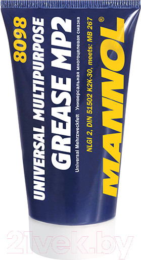 Изображение товара Смазка техническая Mannol MP-2 Multipurpose Grease / 8098 (100г)