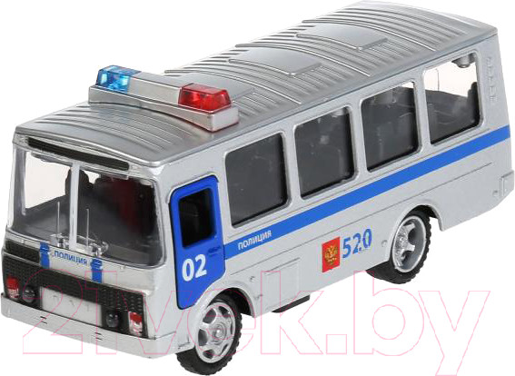 Изображение товара Автобус игрушечный Технопарк ПАЗ-3205 Полиция / CT11-257-6WB