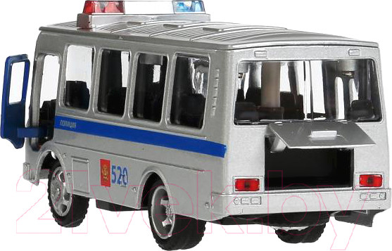 Изображение товара Автобус игрушечный Технопарк ПАЗ-3205 Полиция / CT11-257-6WB