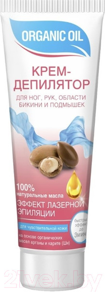 Изображение товара Крем для депиляции Fito Косметик Organic Oil Для чувствительной кожи (100мл)