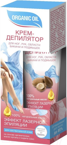 Изображение товара Крем для депиляции Fito Косметик Organic Oil Для чувствительной кожи (100мл)
