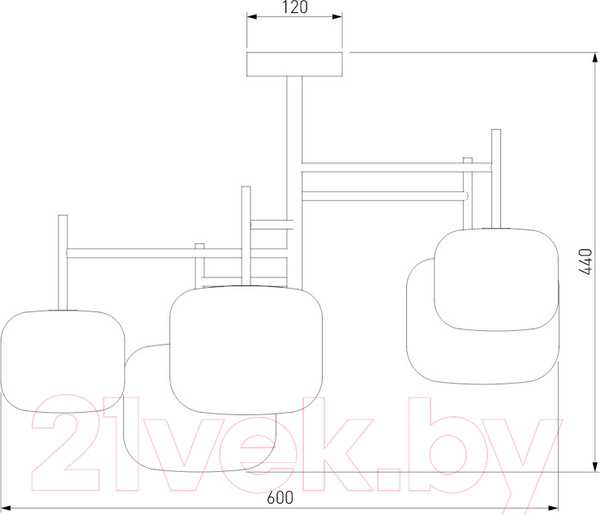 Изображение товара Люстра Евросвет Jar 70128/5 (золото)