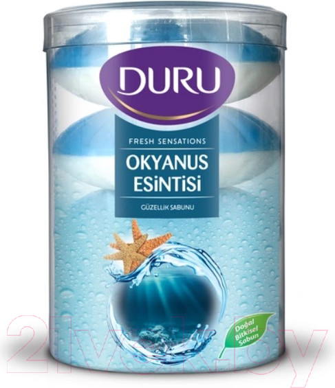 Изображение товара Набор мыла Duru Fresh Sensations Туалетное мыло Океанский бриз (4x100г)