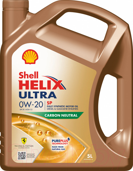 Изображение товара Моторное масло Shell Helix Ultra SP 0W20 (5л)