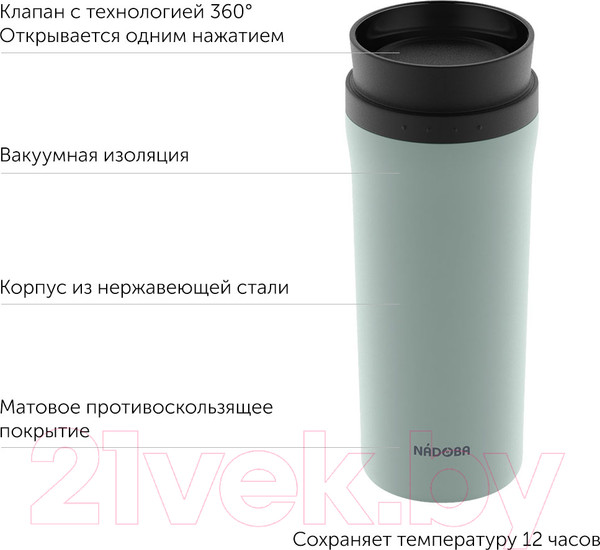 Изображение товара Термокружка Nadoba Juta 735311 (мятный)