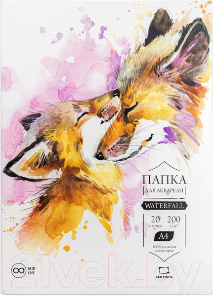 Изображение товара Набор бумаги для рисования Малевичъ Waterfall / 402114 (20л)