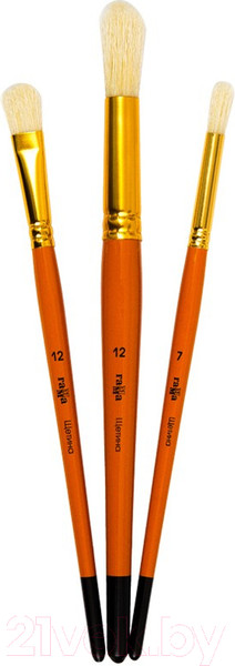 Изображение товара Набор кистей ГАММА Щетина / 280618.09.04 (3шт)