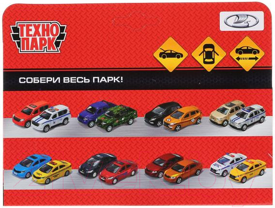 Изображение товара Автомобиль игрушечный Технопарк Lada Granta Cross 2019 Полиция / GRANTACRS-12POL-SR