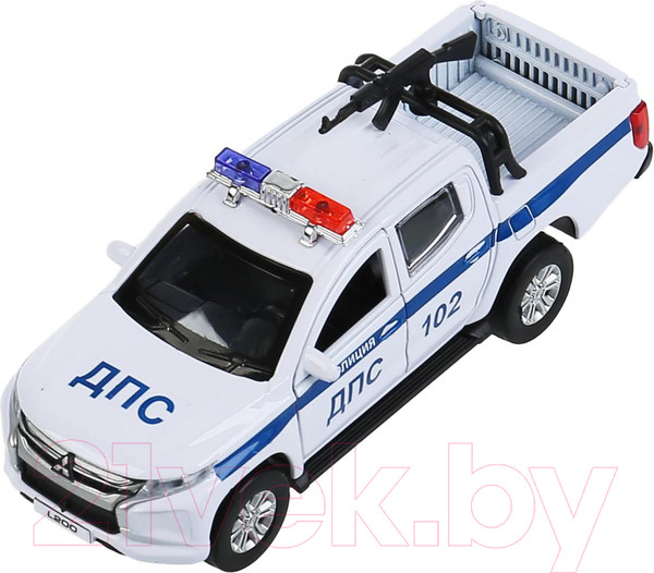 Изображение товара Автомобиль игрушечный Технопарк Mitsubishi L200 Pickup Полиция / L200-12POL-ARMWH