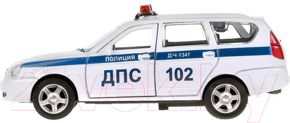 Изображение товара Автомобиль игрушечный Технопарк Lada Priora Полиция / PRIORAWAG-12POL-WH (белый)