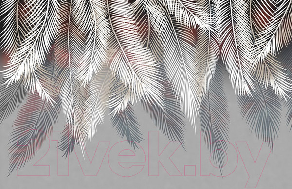 Изображение товара Фотообои листовые Citydecor Пальмовые листья пестрые 1 (400x260)