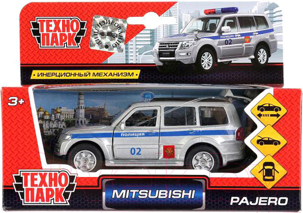 Изображение товара Автомобиль игрушечный Технопарк Mitsubishi Pajero Полиция / SB-17-61-MP(P)-WB