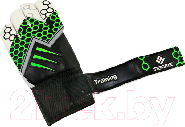 Изображение товара Перчатки вратарские Ingame Training IT-2020 (р.7, черный/зеленый)